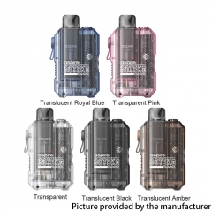 (Ships from Bonded Warehouse)Authentic Aspire GoTek X 650mAh Vape Kit 4.5ml - Translucent Royal Blue