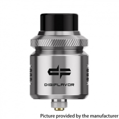 (Ships from Bonded Warehouse)Authentic Digiflavor Drop RDA V2 24mm with BF Pin - Silver