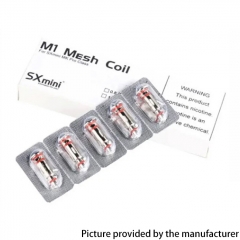 (Ships from Bonded Warehouse)Authentic YiHi SXmini M1 Mesh Coil for SXmini MK Pro Class 0.8ohm 5pcs