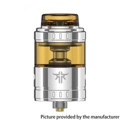 (Ships from Bonded Warehouse)Authentic Vandy Vape Requiem MTL RDL DL 24mm RTA Rebuildable Tank Vape Atomizer 4.5ml - Silver