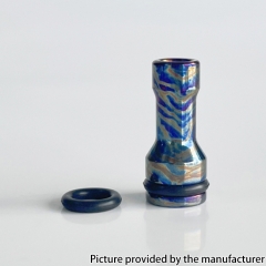 Mission XV Style Titanium RDL 510 Drip Tip - Burnt Titanium