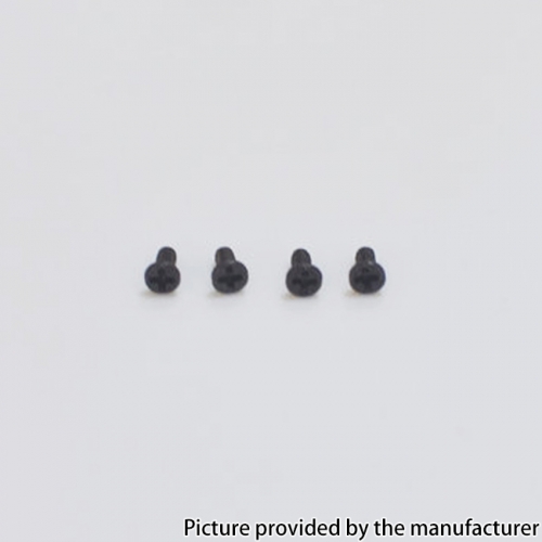 Authentic MK MODS Replacement Screws for Raga Aio Kit 4PCS - Black