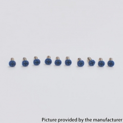 Authentic MK MODS Replacement Screws for Pulse V2 Aio Kit 10PCS - Blue