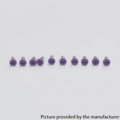 Authentic MK MODS Replacement Screws for Pulse V2 Aio Kit 10PCS - Purple