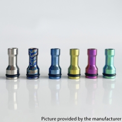 Mission XV Style Titanium RDL 510 Drip Tip - Blue