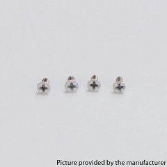 Authentic MK MODS Replacement Screws for Raga Aio Kit 4PCS - White