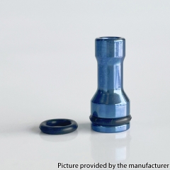 Mission XV Style Titanium RDL 510 Drip Tip - Blue