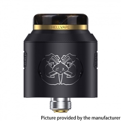 (Ships from Bonded Warehouse)Authentic Hellvape Drop Dead 2 24mm RDA - Matte Black