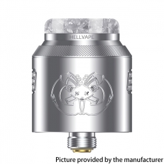 (Ships from Bonded Warehouse)Authentic Hellvape Drop Dead 2 24mm RDA - SS