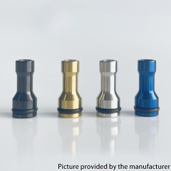 Mission XV Style Stainless Steel RDL 510 Drip Tip - Blue