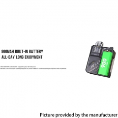 (Ships from Bonded Warehouse)Authentic Rincoe Jellybox Nano II 2 900mAh Vape Kit 2.8ml - Blue Clear