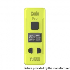 (Ships from Bonded Warehouse)Authentic Yocan Kodo Pro 510 Battery - Yellow