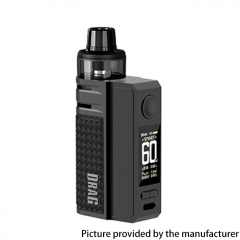(Ships from Bonded Warehouse)Authentic VOOPOO Drag E60 2550mAh Mod Kit 4.5ml Standard Edition - Carbon Fiber