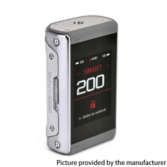 (Ships from Bonded Warehouse)Authentic GeekVape T200 Aegis Touch 200W 18650 Box Mod - Silver