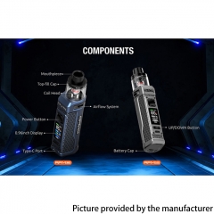 (Ships from Bonded Warehouse)Authentic SMOK RPM 100W 21700 18650 Mod Kit 6ml - Matte 7-Color Plating