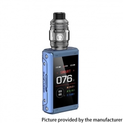 (Ships from Bonded Warehouse)Authentic GeekVape T200 Aegis Touch 200W 18650 Box Mod Kit 5.5ml - Azure Blue