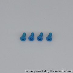 Authentic MK MODS Titanium Screws for Raga Aio Kit 4PCS - Blue