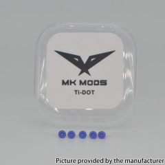 Authentic MK MODS Titanium Screws for Dotaio Kit 5PCS - Blue Purple