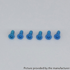 Authentic MK MODS Titanium Screws for Centaurus B80 AIO Kit 6PCS - Blue