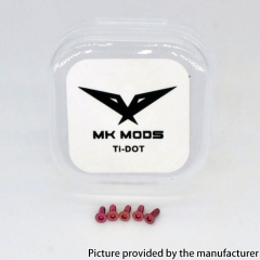 Authentic MK MODS Titanium Screws for Dotaio Kit 5PCS - Pink