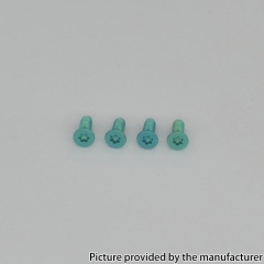 Authentic MK MODS Titanium Screws for Raga Aio Kit 4PCS - Green