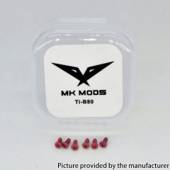 Authentic MK MODS Titanium Screws for Centaurus B80 AIO Kit 6PCS - Pink