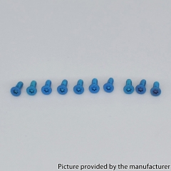 Authentic MK MODS Titanium Screws for Pulse V2 Aio Kit 10PCS - Blue