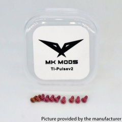 Authentic MK MODS Titanium Screws for Pulse V2 Aio Kit 10PCS - Pink