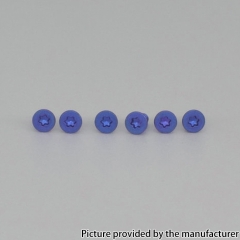 Authentic MK MODS Titanium Screws for Cthulhu Aio Kit 6PCS - Blue Purple