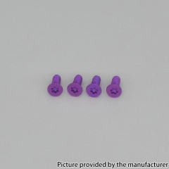 Authentic MK MODS Titanium Screws for Raga Aio Kit 4PCS - Magenta