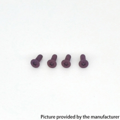 Authentic MK MODS Titanium Screws for Raga Aio Kit 4PCS - Purple