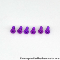 Authentic MK MODS Titanium Screws for Centaurus B80 AIO Kit 6PCS - Magenta