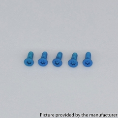 Authentic MK MODS Titanium Screws for Dotaio Kit 5PCS - Blue