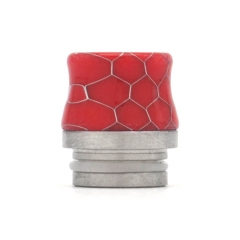 Resin 810 Drip Tip Snake Skin Mouthpiece for RTA RDA Vape Tank - A