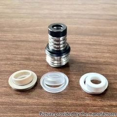 Mnch Blazer DLC Style 510 Drip Tip Set for SXK BB Billet Boro AIO Mod - Sliver