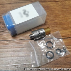 YFTK Hellfire Viper V2 Style 14mm RDA Rebuildable Dripping Atomizer with BF Pin - Silver