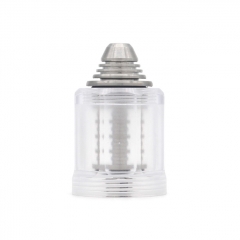 Replacement PC Top Filling Tank Tube Titanium Spiral Airway + Drip Tip for  Fev Flash e-Vapor V4.5S Style RTA - Sliver