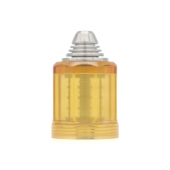 Replacement PEI Top Filling Tank Tube Titanium Spiral Airway + Drip Tip for  Fev Flash e-Vapor V4.5S Style RTA - Yellow