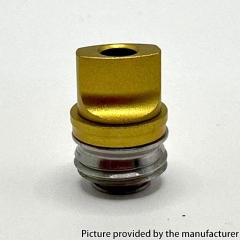Hybrid Ultra Whistle Style 510 Drip Tip for SXK BB Billet Boro AIO Mod - Gold