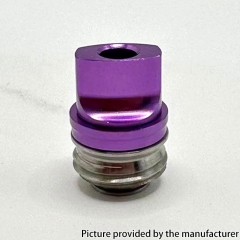 Hybrid Ultra Whistle Style 510 Drip Tip for SXK BB Billet Boro AIO Mod - Purple