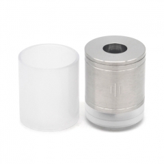 Replacement Titanium Alloy + PC Tank for Vruns Style Tank 4.5ml - Sliver
