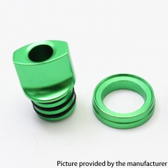 SXK Monarchy Style BB Drip tip for Billet Boro AIO Box Mod - Green