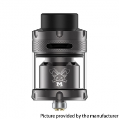 (Ships from Bonded Warehouse)Authentic Hellvape Dead Rabbit M 25mm RTA Rebuildable Tank Vape Atomizer 3ml 4.5ml - Gunmetal