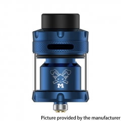 (Ships from Bonded Warehouse)Authentic Hellvape Dead Rabbit M 25mm RTA Rebuildable Tank Vape Atomizer 3ml 4.5ml - Blue