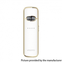 (Ships from Bonded Warehouse)Authentic VOOPOO Vmate E Pod 1200mAh Vape Kit 3ml - White Inlaid Gold