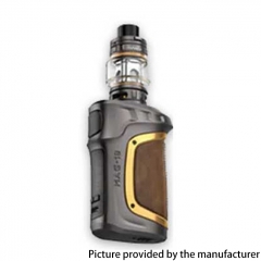 (Ships from Bonded Warehouse)Authentic SMOKTech SMOK MAG 18 230W VW 18650 Vape Box Mod + TFV18 Tank Kit 7.5ml 0.15 ohm / 0.33ohm - Gun Metal Gold