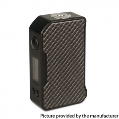 (Ships from Bonded Warehouse)Authentic Dovpo MVP 220W 18650 Box Mod - Carbon Fiber-Black