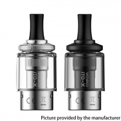 (Ships from Bonded Warehouse)Authentic VOOPOO ITO-X Empty Pod Cartridge 3.5ml - Silver