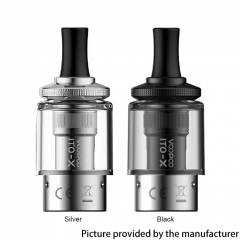 (Ships from Bonded Warehouse)Authentic VOOPOO ITO-X Empty Pod Cartridge 3.5ml - Silver