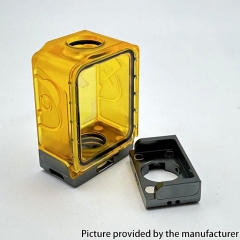 XO Style Boro Tank for SXK BB Billet AIO Box Mod Kit - Transparent Yellow